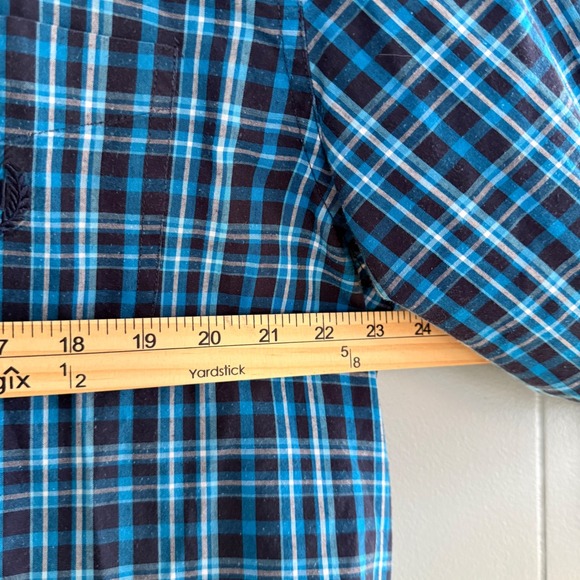 Upcycled Rugrats Cartoon Button Down Shirt XL Plaid DIY 90s Y2K Style Grunge - Picture 7 of 7